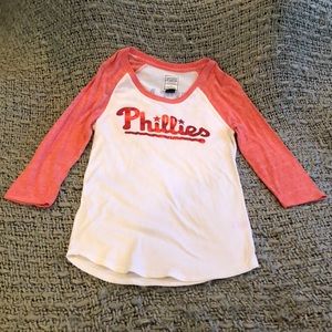 PINK 3/4 sleeve Philadelphia Phillies shirt